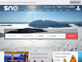 'sno.co.uk' screenshot