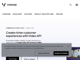 'tokbox.com' screenshot