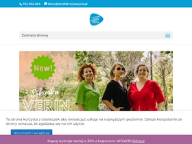 'strefakrojuiszycia.pl' screenshot