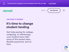 'earnest.com' screenshot