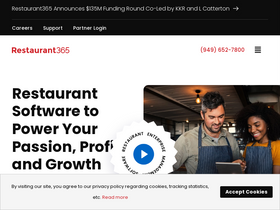 'restaurant365.com' screenshot