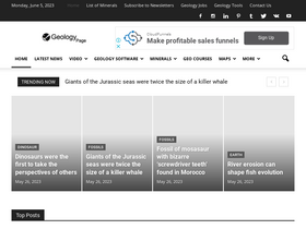 'geologypage.com' screenshot