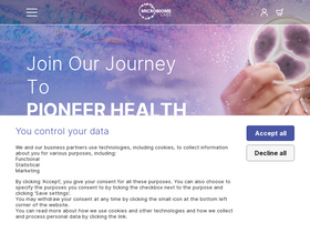 'microbiomelabs.com' screenshot