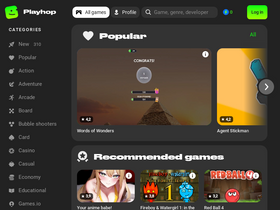 'playhop.com' screenshot