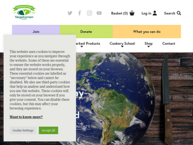 'vegsoc.org' screenshot