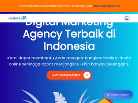 'makinrajin.com' screenshot