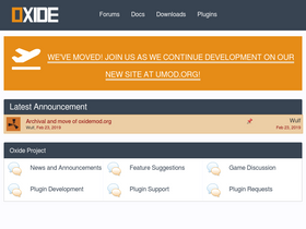 'oxidemod.org' screenshot