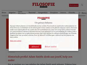 'filosofie.nl' screenshot