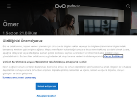 'puhutv.com' screenshot