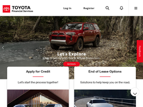 'toyotafinancial.com' screenshot
