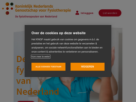 'kngf.nl' screenshot