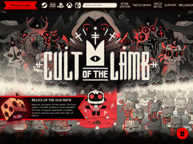 'cultofthelamb.com' screenshot
