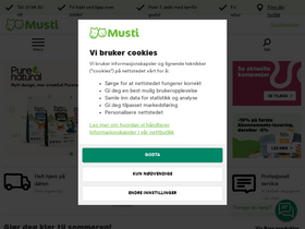'musti.no' screenshot