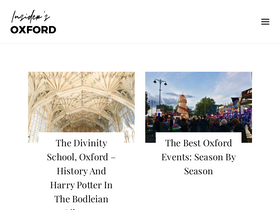 'insidersoxford.com' screenshot