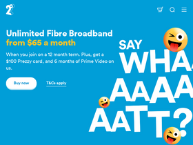 '2degrees.nz' screenshot