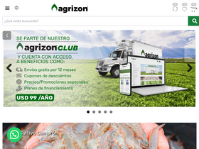 e-agrizon.com homepage screenshot
