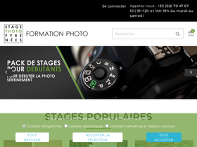 stage-photo-pyrenees.fr homepage screenshot