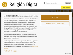 'religiondigital.org' screenshot