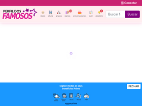 'perfildosfamosos.com' screenshot