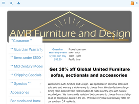 'ambfurniture.com' screenshot