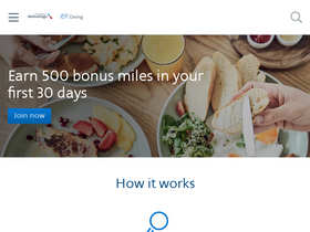 'aadvantagedining.com' screenshot