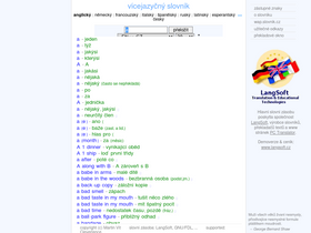 'slovnik.cz' screenshot