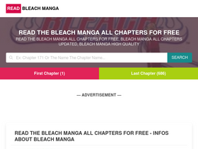 'bleachmanga.biz' screenshot
