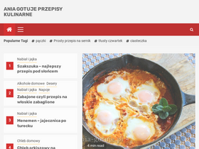 'ania-gotuje.pl' screenshot