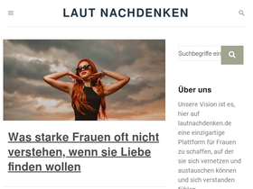 'lautnachdenken.de' screenshot