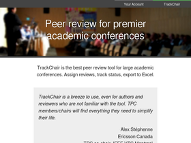 'trackchair.com' screenshot