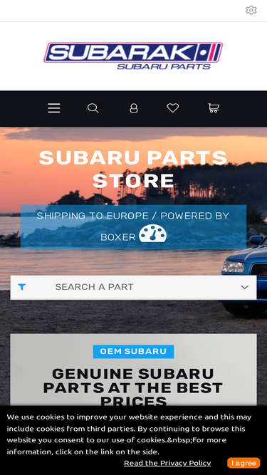 Subaru parts deals website