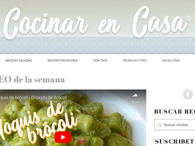 'cocinarencasa.net' screenshot