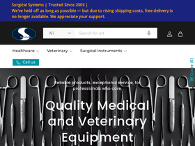 surgicalsystems.co.za homepage screenshot
