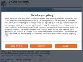 'toytowngermany.com' screenshot