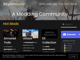 'skyrim-guild.com' screenshot