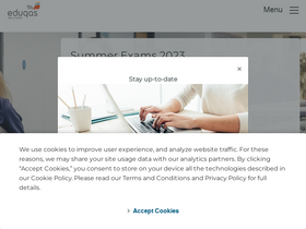 'eduqas.co.uk' screenshot