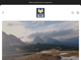 sectionblue.com homepage screenshot