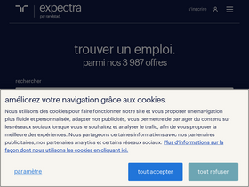 'expectra.fr' screenshot