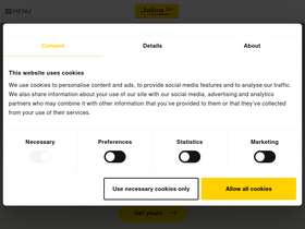'jabra.com' screenshot
