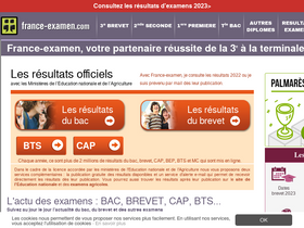 'france-examen.com' screenshot