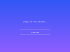 'whatismynumber.io' screenshot