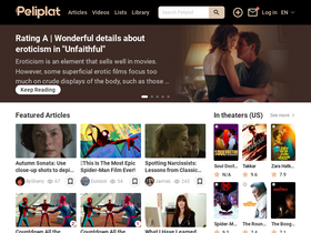 'peliplat.com' screenshot