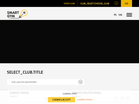 'smartgym.club' screenshot
