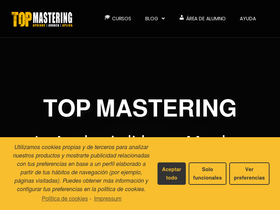 'topmastering.online' screenshot