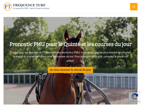 'frequence-turf.fr' screenshot