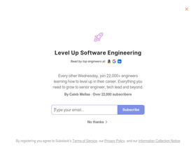 levelupsoftwareengineering.substack.com