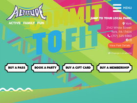 'altitudetrampolinepark.com' screenshot