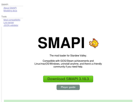 'smapi.io' screenshot