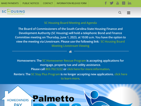 'schousing.com' screenshot