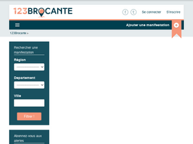 '123brocante.com' screenshot